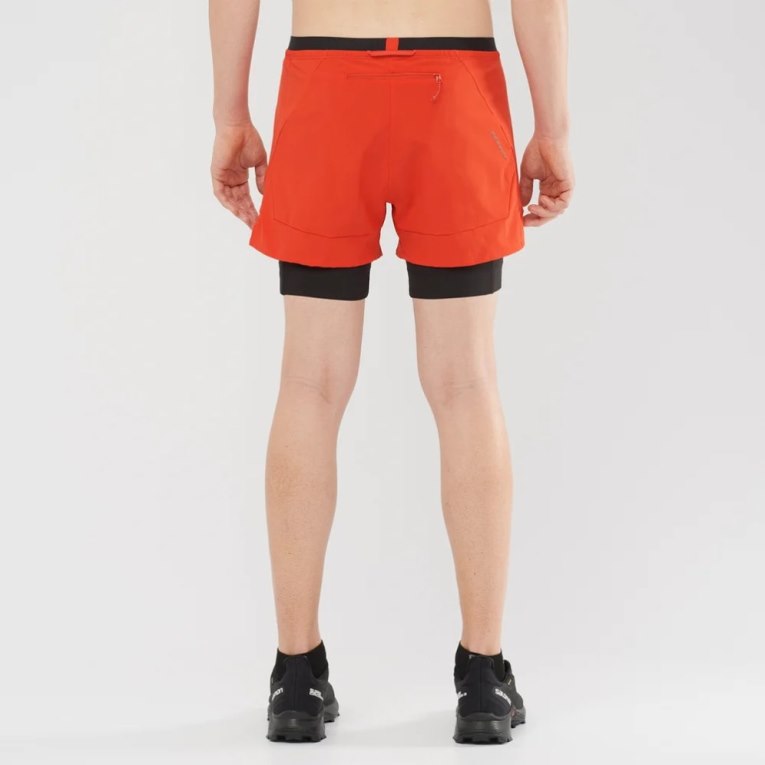 Orange Salomon Cross 2in1 Men's Shorts | IE WR0921